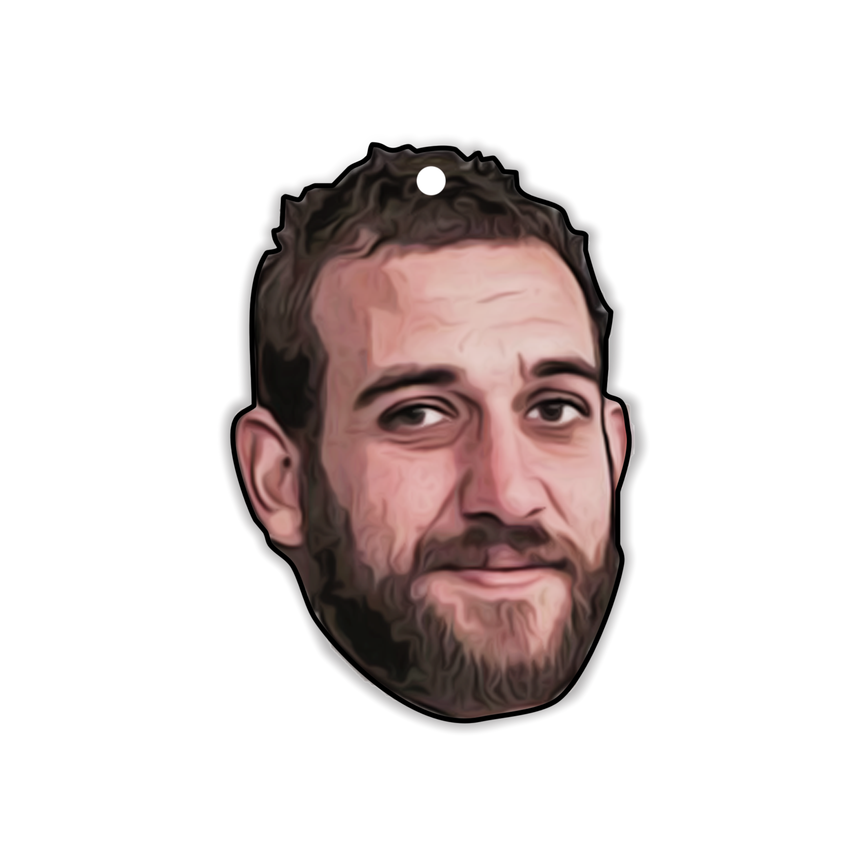 Personalised Air Freshener Cartoon Face Cut out Personalised Mates